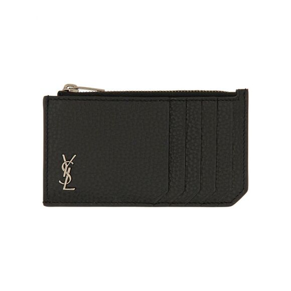 Saint Laurent Men Cassandre Fragments Card Holder